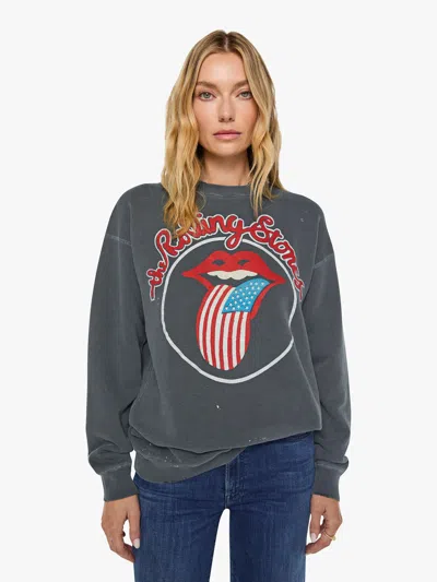 Madeworn Rolling Stones Sweatshirt Dusk T-shirt In Gray