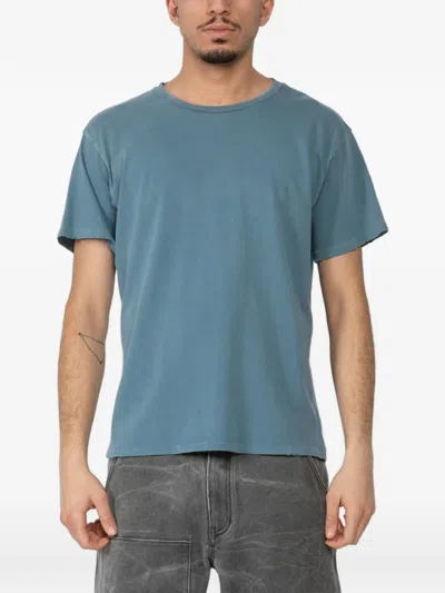 Madeworn Round Neck Short-sleeve T-shirt In Gray