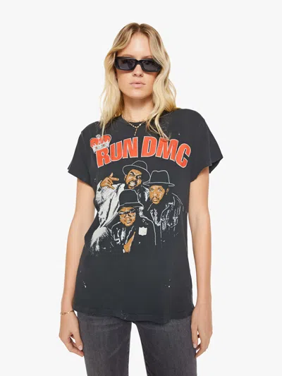 Madeworn Run Dmc Coal T-shirt In Black