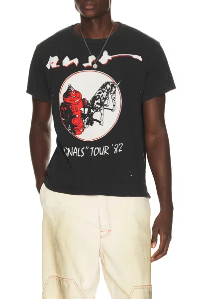 Madeworn Rush 90's Crew Tee In Coal