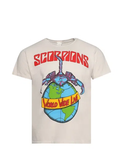 Madeworn Scorpions Short Sleeved T-shirt In Neutral