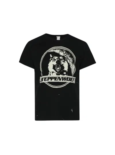 Madeworn Steppenwolf Tee Coal In Black