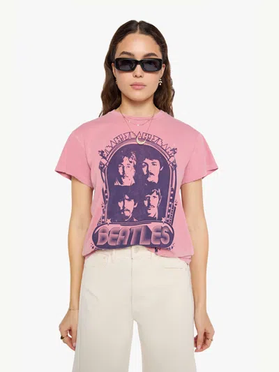 Madeworn The Beatles T-shirt Petal In Pink