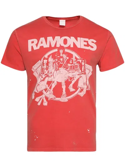 Madeworn The Ramones T-shirt In Red