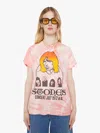 Madeworn The Rolling Stones Dye T-shirt In Pink
