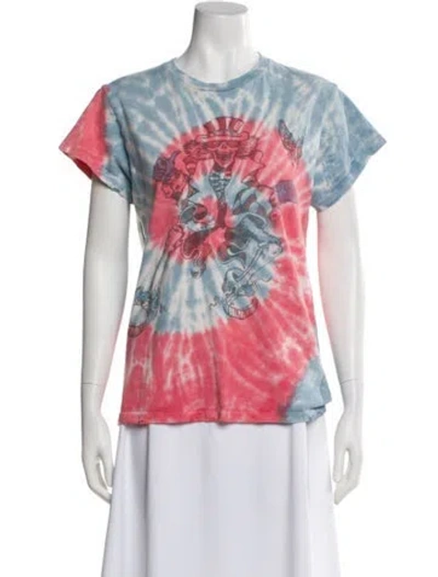 Pre-owned Madeworn Tie-dye Print Crew Neck T-shirt In Multi