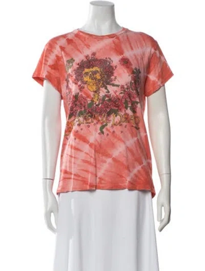 Pre-owned Madeworn Tie-dye Print Crew Neck T-shirt In Multicolor