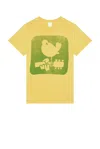 Madeworn Woodstock T-shirt In Yellow