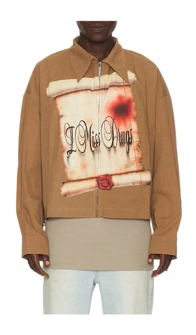 Madfrenzy Miss Overshirt In Orange