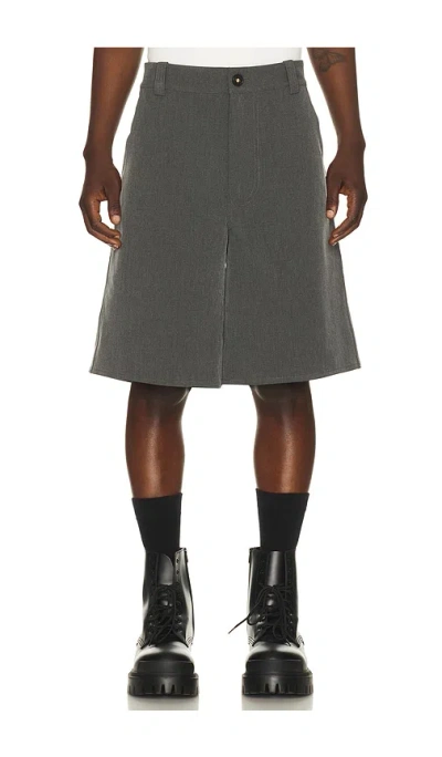 Madfrenzy Oversized Shorts In Gray