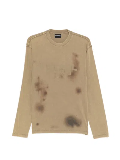 Madfrenzy Petrol Head Crew-neck Top In Green