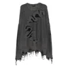 Madfrenzy Cortex Distressed Sweater In Gray