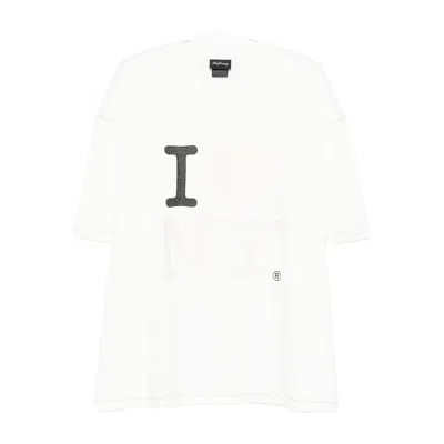 Madfrenzy Cotton T-shirt In White