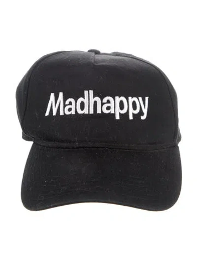 Pre-owned Madhappy Baseball Cap In Black