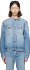 Madhappy Blue Trucker Denim Jacket In 7u046au196-lws