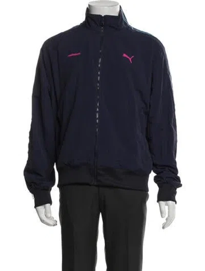 Pre-owned Madhappy Bomber Jacket In Blue