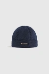 Madhappy Columbia Sherpa Beanie In Navy, Men's At Urban Outfitters In Blue