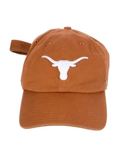 Pre-owned Madhappy Cotton Embroidered Adjustable Hat In Orange