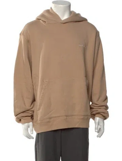 Pre-owned Madhappy Crew Neck Long Sleeve Hoodie In Brown