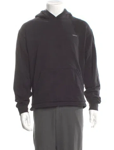 Pre-owned Madhappy Crew Neck Long Sleeve Hoodie In Gray