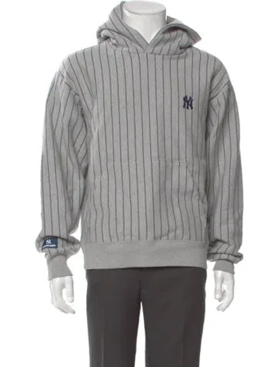 Pre-owned Madhappy Crew Neck Long Sleeve Hoodie In Gray