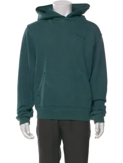 Pre-owned Madhappy Crew Neck Long Sleeve Hoodie In Green