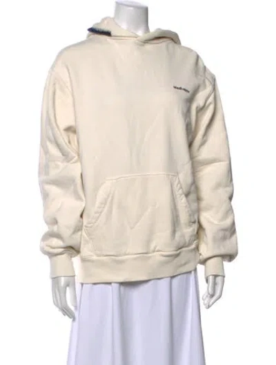 Pre-owned Madhappy Crew Neck Long Sleeve Hoodie In Neutrals