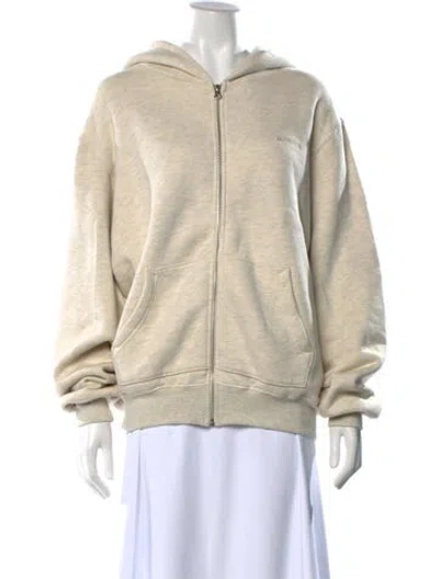 Pre-owned Madhappy Crew Neck Long Sleeve Hoodie In Neutrals