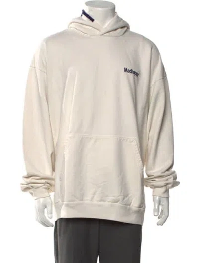 Pre-owned Madhappy Crew Neck Long Sleeve Hoodie In Neutrals