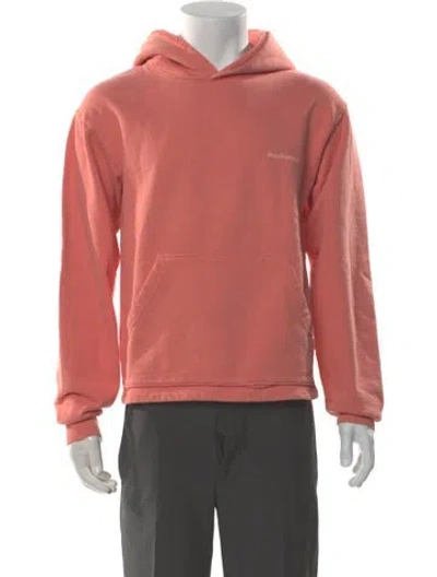 Pre-owned Madhappy Crew Neck Long Sleeve Hoodie In Pink