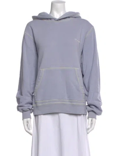 Pre-owned Madhappy Crew Neck Long Sleeve Hoodie In Purple