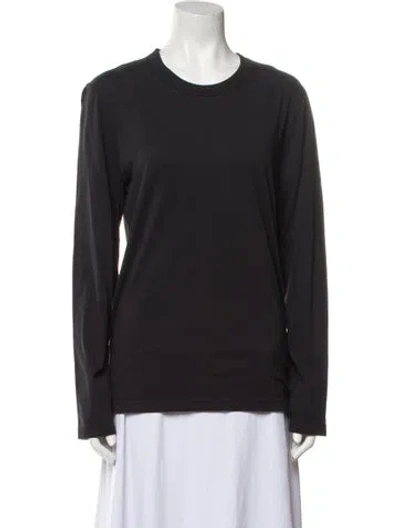 Pre-owned Madhappy Crew Neck Long Sleeve Sweatshirt In Black