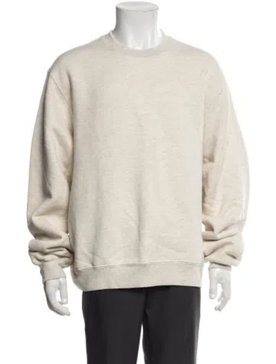 Pre-owned Madhappy Crew Neck Long Sleeve Sweatshirt In Neutrals