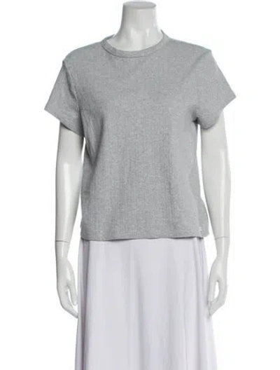 Pre-owned Madhappy Crew Neck Short Sleeve T-shirt In Gray