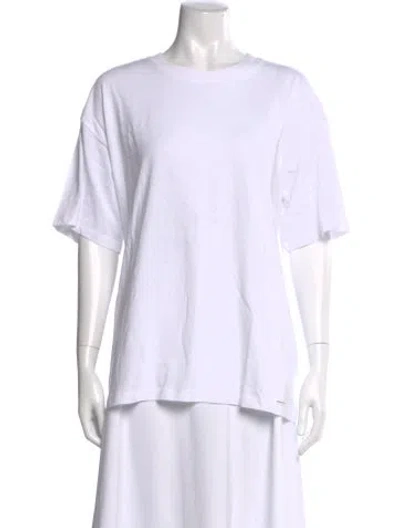 Pre-owned Madhappy Crew Neck Short Sleeve T-shirt In White