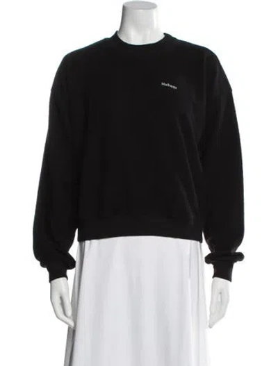 Pre-owned Madhappy Crew Neck Sweater In Black