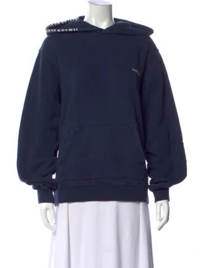 Pre-owned Madhappy Crew Neck Sweater In Blue
