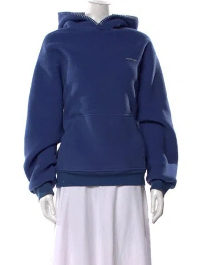 Pre-owned Madhappy Crew Neck Sweater In Blue