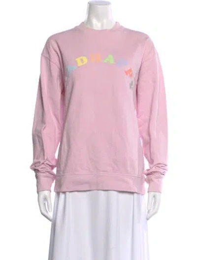 Pre-owned Madhappy Crew Neck Sweater In Pink
