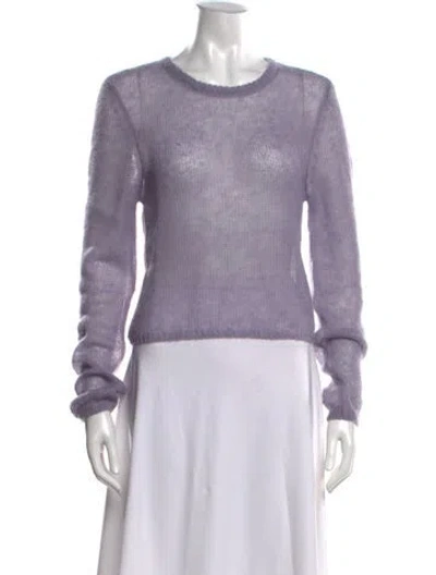 Pre-owned Madhappy Crew Neck Sweater In Purple