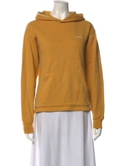 Pre-owned Madhappy Crew Neck Sweater In Yellow