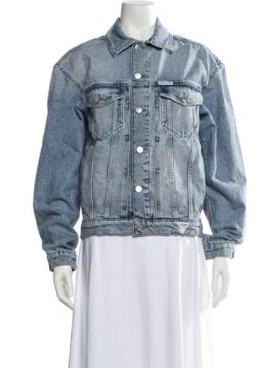 Pre-owned Madhappy Denim Jacket W/ Tags In Blue
