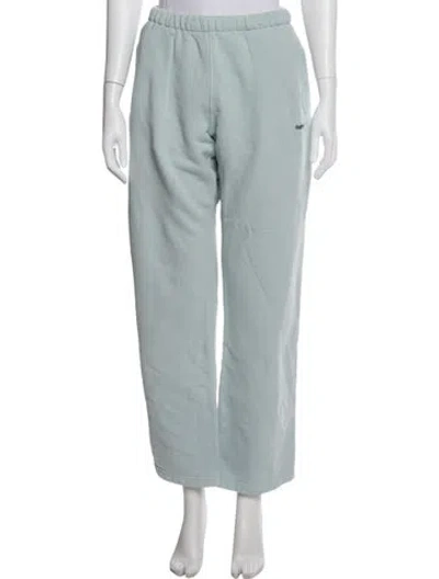 Pre-owned Madhappy Embroidered Accent Sweatpants In Blue