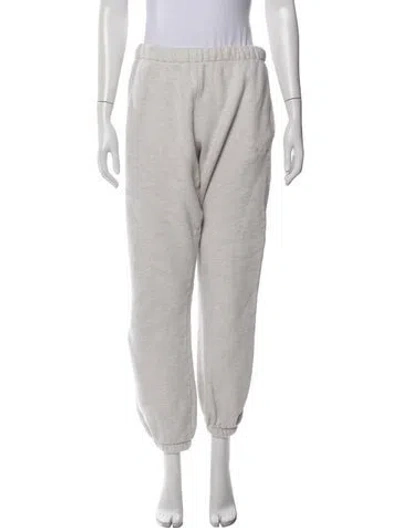 Pre-owned Madhappy Embroidered Accent Sweatpants In Gray