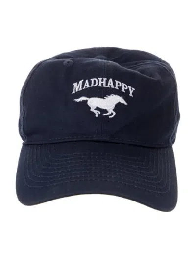 Pre-owned Madhappy Embroidered Baseball Cap In Blue