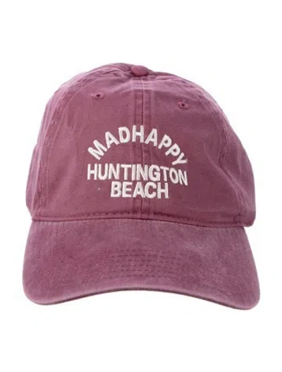 Pre-owned Madhappy Embroidered Baseball Cap In Purple