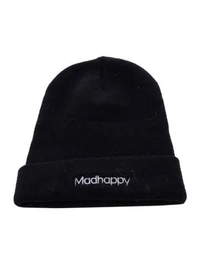 Pre-owned Madhappy Embroidered Beanie In Blue