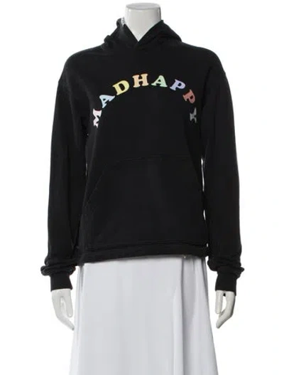 Pre-owned Madhappy Graphic Print Crew Neck Hoodie In Gray