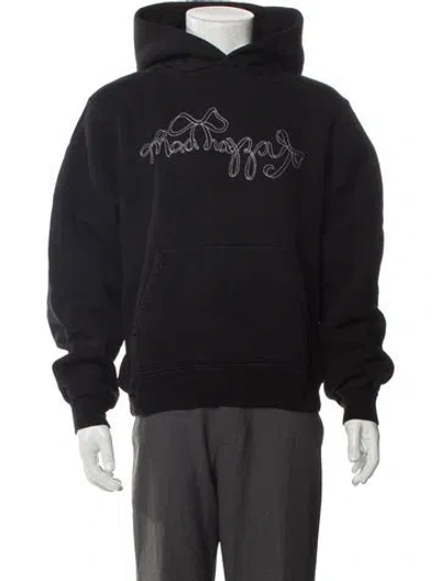 Pre-owned Madhappy Graphic Print Crew Neck Hoodie In Gray
