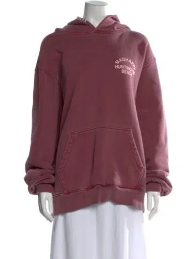 Pre-owned Madhappy Graphic Print Crew Neck Hoodie In Multi
